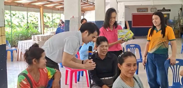 การลงพื้นที่เก็บข้อมูลและบรรยาย